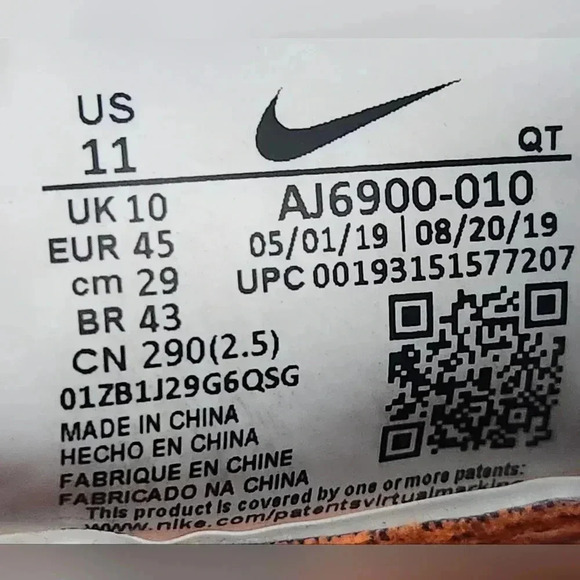 Nike Air VaporMax Flyknit 3.0 Vast Grey Men’s size 11 - Picture 9 of 9